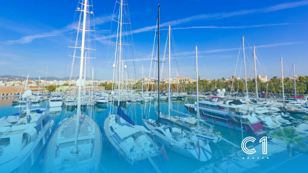 seguro de barco Mallorca, seguro de yate Mallorca, seguro de velero España, seguro de lancha Mallorca, c1 broker