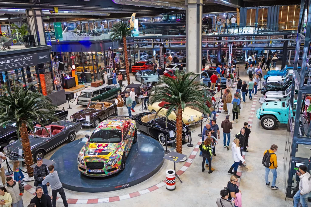 Sportwagen Genssler showroom at Motorworld Mallorca with premium sports cars