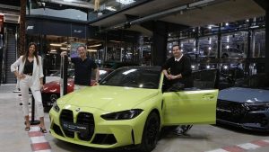 High-end sports car displayed at Sportwagen Genssler Motorworld Mallorca